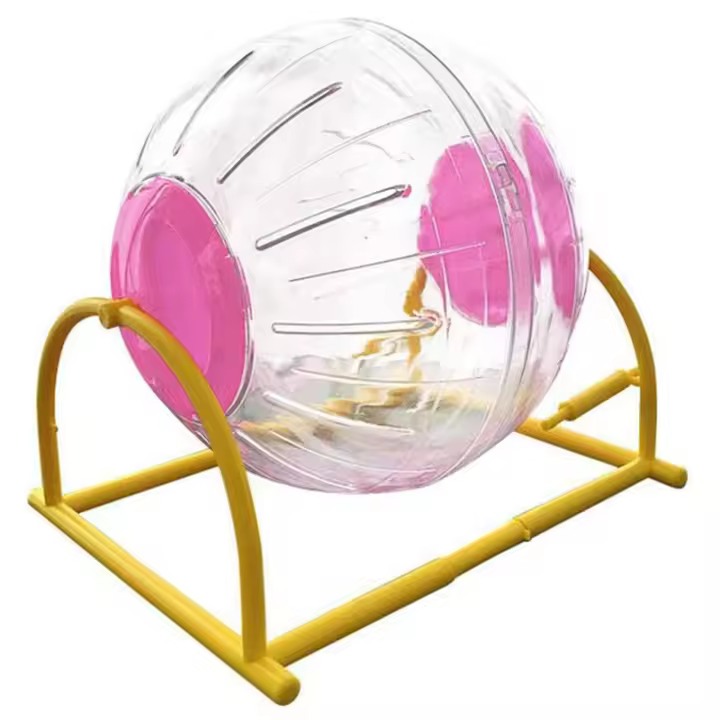 Hamster Pelota de Fitness para Correr Grande Pelota de Hámster Transparente Pelota de Juguete Especial Es Ligera y Transpirable para Animales Pequeños-C - 1