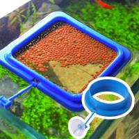 Anillo de alimentación flotante grueso, ventosa, anillo de alimentación de plástico para peces, bandeja flotante redonda/cuadrada para alimentos, acuario - details 7