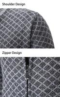 Cardigan de Invierno para Hombres Cuello de Béisbol Casual Chaqueta Deportiva de Pello - details 21