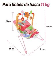 Mecedora para bebés Mecedora vibradora para bebés Cuna Mecedora de dibujos animados para bebés, bonita y segura Imprescindible para dormir cómodamente Absolutamente segura y fácil de lavar ¡Ideal para bebés! - details 3