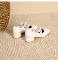 Zapatos Mary Jane de mujer con tacón grueso y hebilla de cinturón de nuevo estilo - details 25