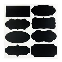 Pegatina de pizarra negra borrable de PVC, etiquetas de caja de crema cosmética, tarros de especias de cocina para el hogar, etiquetas múltiples, 1 hoja - details 7