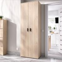 Armario Multiusos 6 estantes, Madera de ingeniería, Blanco, 61x190x35cm - details 8