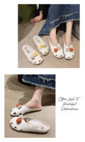 Baotou zapatillas mujer, verano nuevo desgaste temperamento fondo plano casual perla zapatos individuales zapatos perezosos cómodos - details 3
