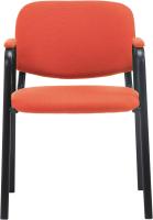 Confidente Ken Pro Tapizada En Tela I Silla De Conferencia con Base De Metal Negro I Silla De Oficina Sin Ruedas I Color:, Color:Negro - details 22