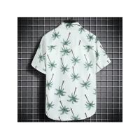 Ropa de playa para hombre, conjunto de 2 piezas, camisa hawaiana y pantalones cortos de secado rápido, ropa de moda para hombre, trajes informales estampados de verano - details 4