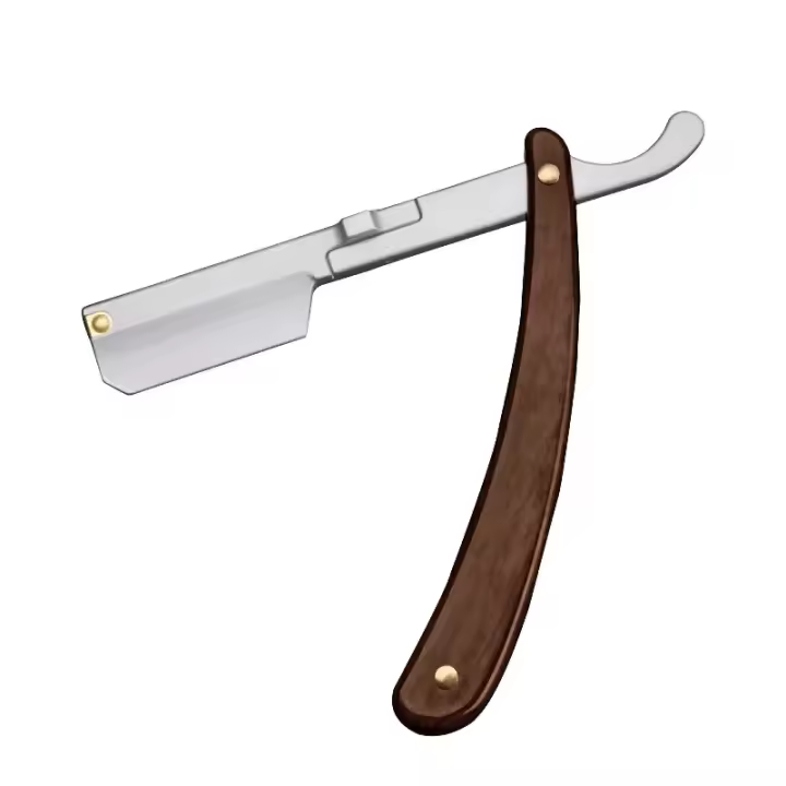 Afeitadora Plegable de Acero Inoxidable Herramienta de Peluquería para Hombres - 1