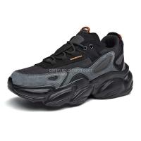 Zapatos deportivos para correr de alta calidad Guangzhou blancos 2025 de gamuza alta para hombre - details 3