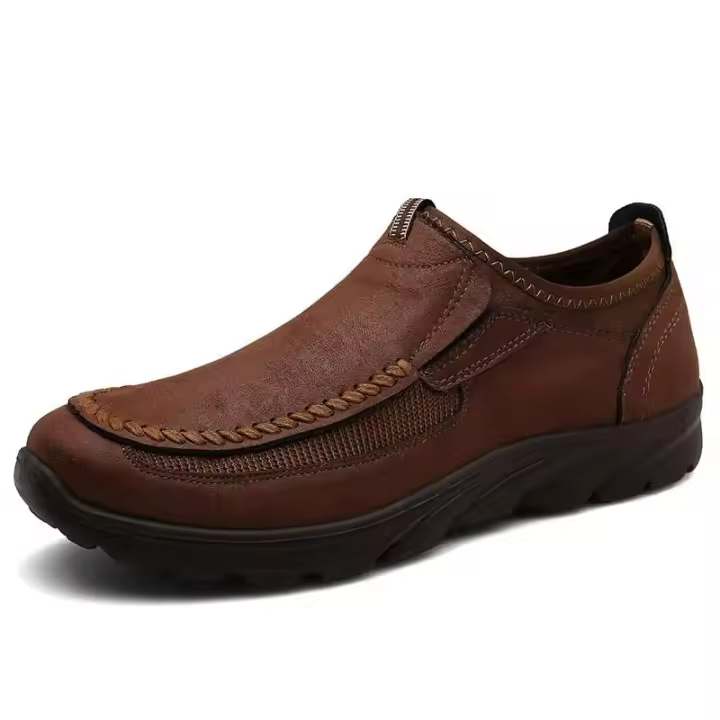 Zapatos deportivos informales de cuero indio para hombre, calzado deportivo de talla grande 48, barato, 2023 - 1
