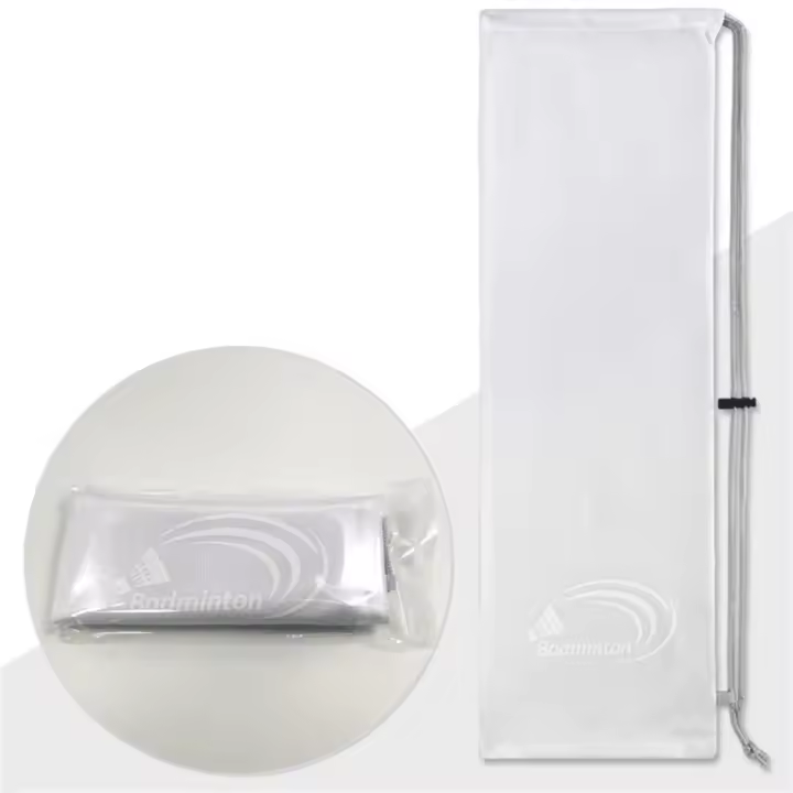 Bolsa con cordón para raqueta de bádminton, funda de franela de gran capacidad, bolsa de almacenamiento para bádminton, 23cm x 72cm de grosor - 1