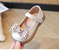 Zapatos de cuero antideslizantes para niñas, zapatos versátiles de princesa con lazo, fondo suave, moda de estilo coreano, Otoño, 2024 - details 11