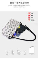 Bolso de Tofu Rombo Geométrico de Moda Bolso de Mujer con Cordón Bolso Bandolera de Hombro Pequeño Cuadrado - details 4