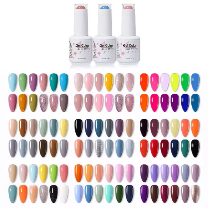 Esmalte de Uñas Semi Permanente Clou Beaute 354 Colores Kit de Arte de Uñas Profesional para Salón 15ml 12pcs/lot Marca Clou Beaute Hecho en China - 1