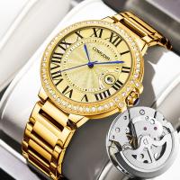 Calado falso reloj mecánico hombre luminoso calendario resistente al agua - details 1