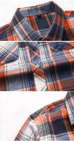 Camisas informales a cuadros para hombre, camisas clásicas de manga larga, camisas de vestir a la moda, 7XL, otoño - details 22