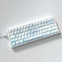 Teclas Nakano Miku de 64 teclas, bonita tapa con estampado lateral, perfil de cereza PBT, teclas para juegos, accesorios para teclado nical - details 0