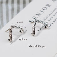 Pendientes De Estilo Punk Vintage Para Hombres Y Mujeres Triángulo Geométrico Unisex Joyería De Fiesta Cool Boys Metal - details 0