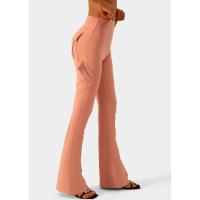 Pantalones de Pierna Ancha 2025 Ajuste Perfecto, Sensación de Desnudez, Alto Talle, Etiqueta Micro para Yoga y Trabajo - details 4