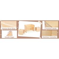 wood frame, smooth edges, convenient handle