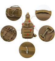 Bolsa táctica Molle para equipo de pesca en el pecho para hombre, Camping, senderismo, caza, eslinga, un solo hombro, bolsa deportiva - details 3