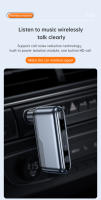 VAORLO-adaptador auxiliar para coche, receptor de Audio inalámbrico con Bluetooth 5,3, 3,5mm, música, llamadas manos libres, estéreo doméstico, auriculares - details 7