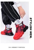 Zapatillas de correr rojas de alta calidad para hombre y mujer, zapatos deportivos cómodos, tenis atléticos - details 14
