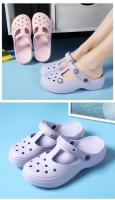 Moda Verano 2025 Zapatillas de Playa y Jardín Comodas EVA Unisex Slippers con Agujeros para Interiores y Exteriores - details 18