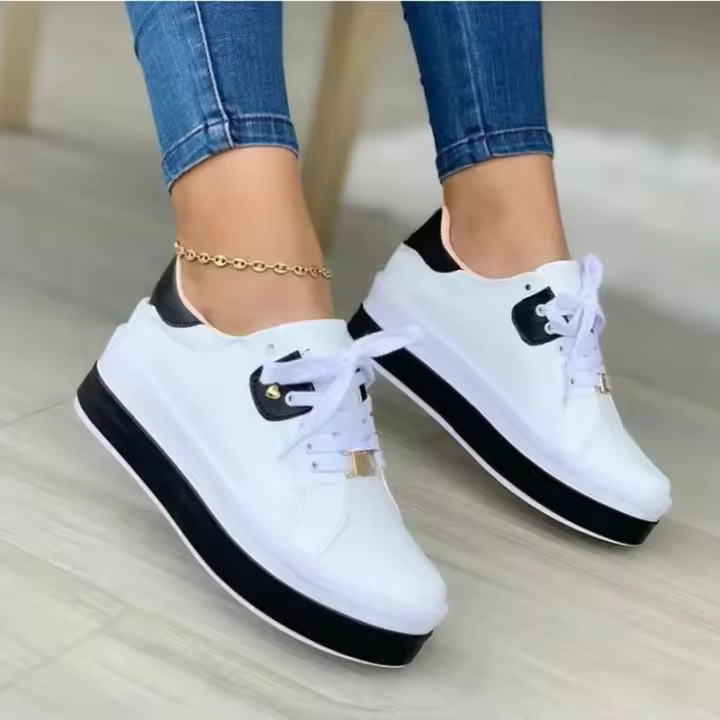Zapatillas de Mujer Vulcanizadas Zapatos Deportivos 2022 Plataformas para Exteriores - 1