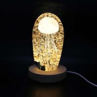 Soporte de Lámpara LED USB de Madera Sólida Base de Exhibición Luminosa para Botella y Bola de Cristal Decoración de Pared - details 5