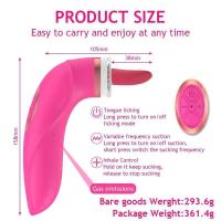 Embalaje privado SEXY Mujer Clit Sucker Vibrador Juguete sexual Potente mamada Succión Estimulación del pezón Lamer Coño Masaje Masturbador Punto G - details 7