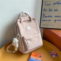 Mochila de gran capacidad para mujer, morral escolar de viaje de negocios, resistente al agua, color negro - details 13