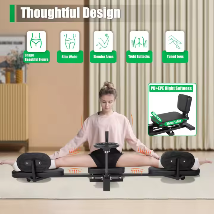 Gimnasio familiar Ensanchador de piernas, equipo de entrenamiento físico, máquina de estiramiento de flexibilidad deportiva, 3 barras, 100KG, para Ballet, Yoga, gimnasio en casa - 1
