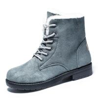 Botas de plataforma de felpa para mujer, zapatos planos para mantener el calor, invierno - details 21