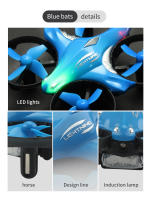 JJRC-helicóptero a Control remoto H102 para niños, 3 modos, 2,4G, Quadcopter, barco, Uav, Rc, Drone, lanzamiento de luz, juguetes rotativos, regalo de Navidad - details 10