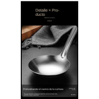 Utensilios de cocina, 4 utensilios de cocina, utensilios de cocina de acero inoxidable, pala de cocina - details 5
