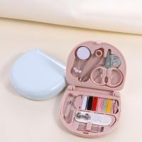 Kit de costura portátil con botones de Pin para viaje, caja de costura, herramienta de trabajo manual, caja de hilos de aguja - details 1