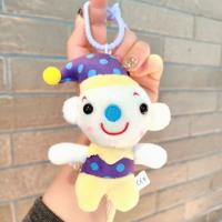 LLavero de payaso de peluche creativo, muñeco de peluche bonito, adorno colgante, llavero de coche, bolso, colgante, regalo - details 6