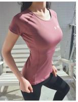 Alo yoga nuevo deporte camiseta mujeres verano yoga manga corta transpirable ropa de fitness speeddry running top de entrenamiento - details 1