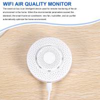 Zigbee Tuya 3,0 Monitor de calidad del aire ama de llaves 5 en 1 formaldehído VOC Co2 Sensor Detector de temperatura y humedad - details 4