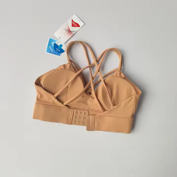 Sujetador de verano a prueba de golpes para mujer, parte trasera bonita y deportiva, antiflacidez, para correr, ropa exterior, entrenamiento, Fitness, Yoga, camiseta sin mangas - 1