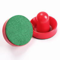 Juego de 2 empujadores de fieltro de mesa de Hockey de aire de 75mm con Goalies de mazo de Puck de 63mm - details 6