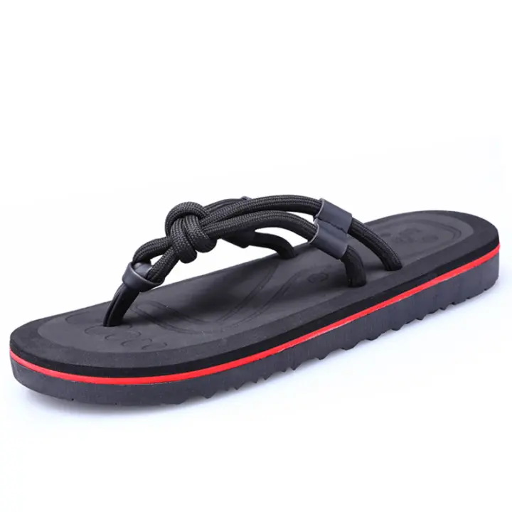 Chanclas de verano para hombre, antideslizantes, sandalias vietnamitas para hombre, sandalias de playa para exteriores. - 1