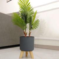 Sistema automático de riego y drenaje de plantas con patas de madera, ETA circular para pies, hierbas, bonsái de guardería, moderno - details 3