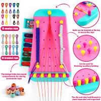Kit para hacer pulseras de la amistad, Juego popular para hacer pulseras de cuerda, manualidades, Artes y usos - details 4