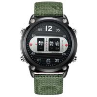 Reloj de Cuarzo de Lujo Leten Diseño Único con Correa de Nylon Negro Moda Casual para Estudiantes - details 3