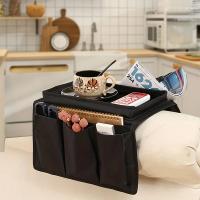 Bolsa de Almacenamiento Comodizada para Brazo de Sofá Perfecta para Control Remoto, Revistas y Más - details 0