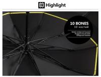 Paraguas grande de doble capa para hombre y mujer, sombrilla resistente a la lluvia y al viento, portátil, 3 pliegues, 130cm - details 6