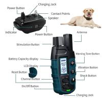 Collar de entrenamiento remoto para perros, 1000M, IP67 resistente al agua, resistente a las vibraciones, entrenador de mascotas recargable, tope antiladridos para 2 perros - details 2