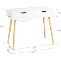 Ordenador con 2 cajones,Mesa de Escritorio, - details 4