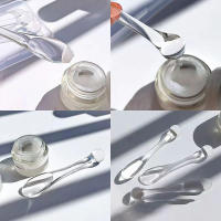 Aplicador de crema para ojos, rodillo de cuchara, palo de masaje transparente, espátulas cosméticas, mascarilla Facial antiarrugas, cuchara de plástico para el cuidado de la piel, 5 uds. - details 3